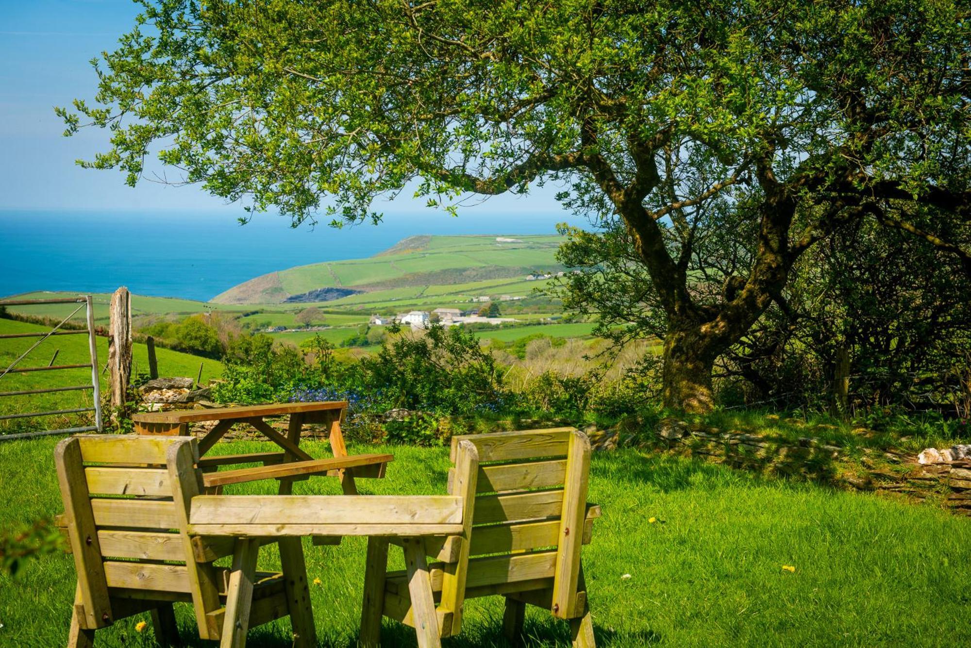 Polrunny Farm Blackberry Cottage - Cornwall Bliss In Sight Of The Sea Boscastle Ngoại thất bức ảnh